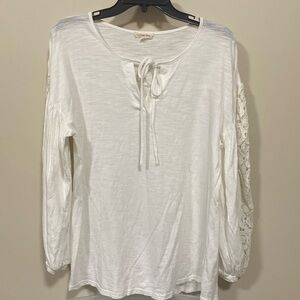 Cotton Bleu long sleeve top small